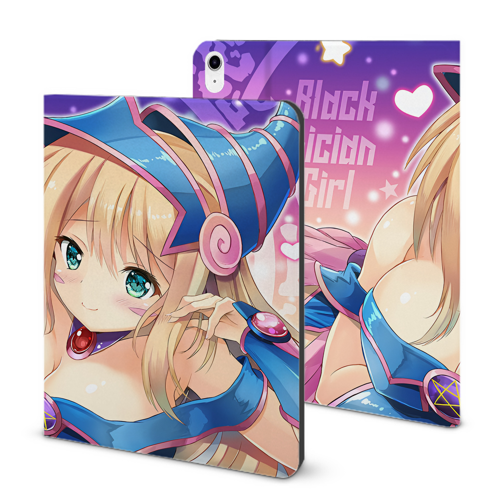（画像用） 遊☆戯☆王 Yu-Gi-Oh! IPad ケース ブック型 PUレザー TPU 耐衝撃 軽量 薄型 ペン収納なし 全面保護 IPad 各モデル対応